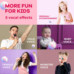 YLL Karaoke Machine Rose ultra-portable design fits in a bag