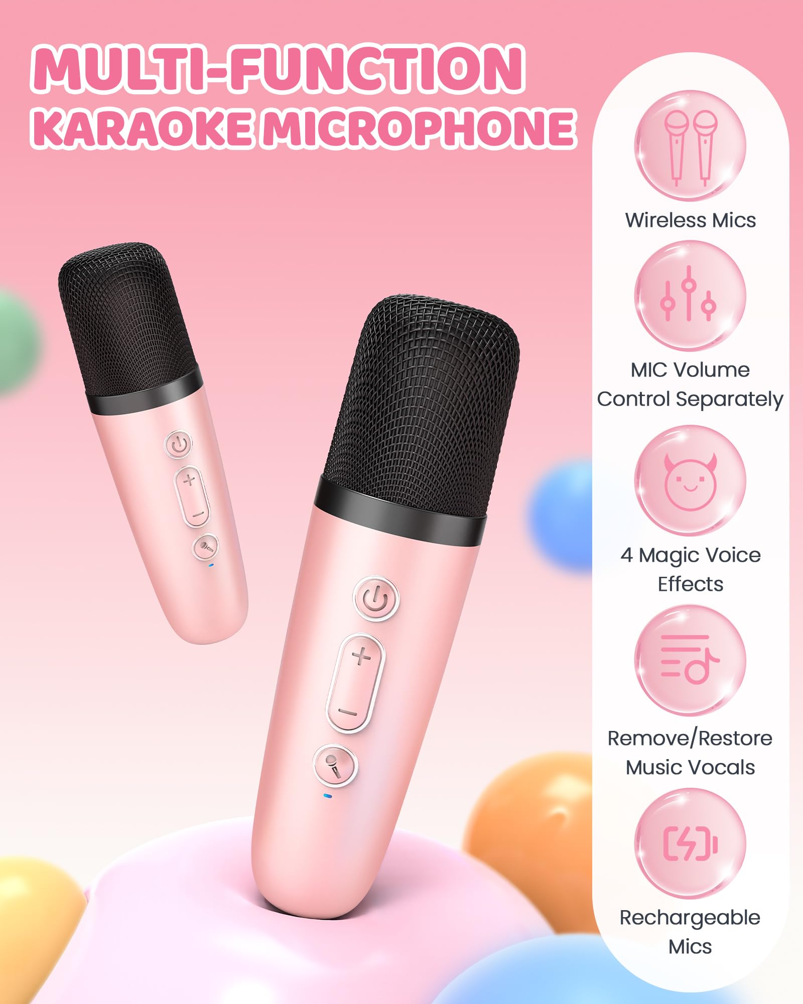 YLL karaoke TF card slot for offline song playback and practice