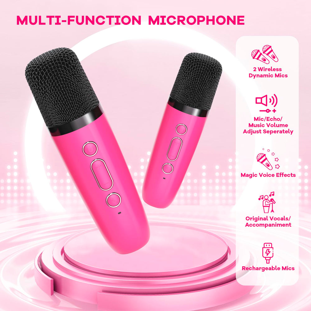 YLL Karaoke machine with headphone output on back for private practice