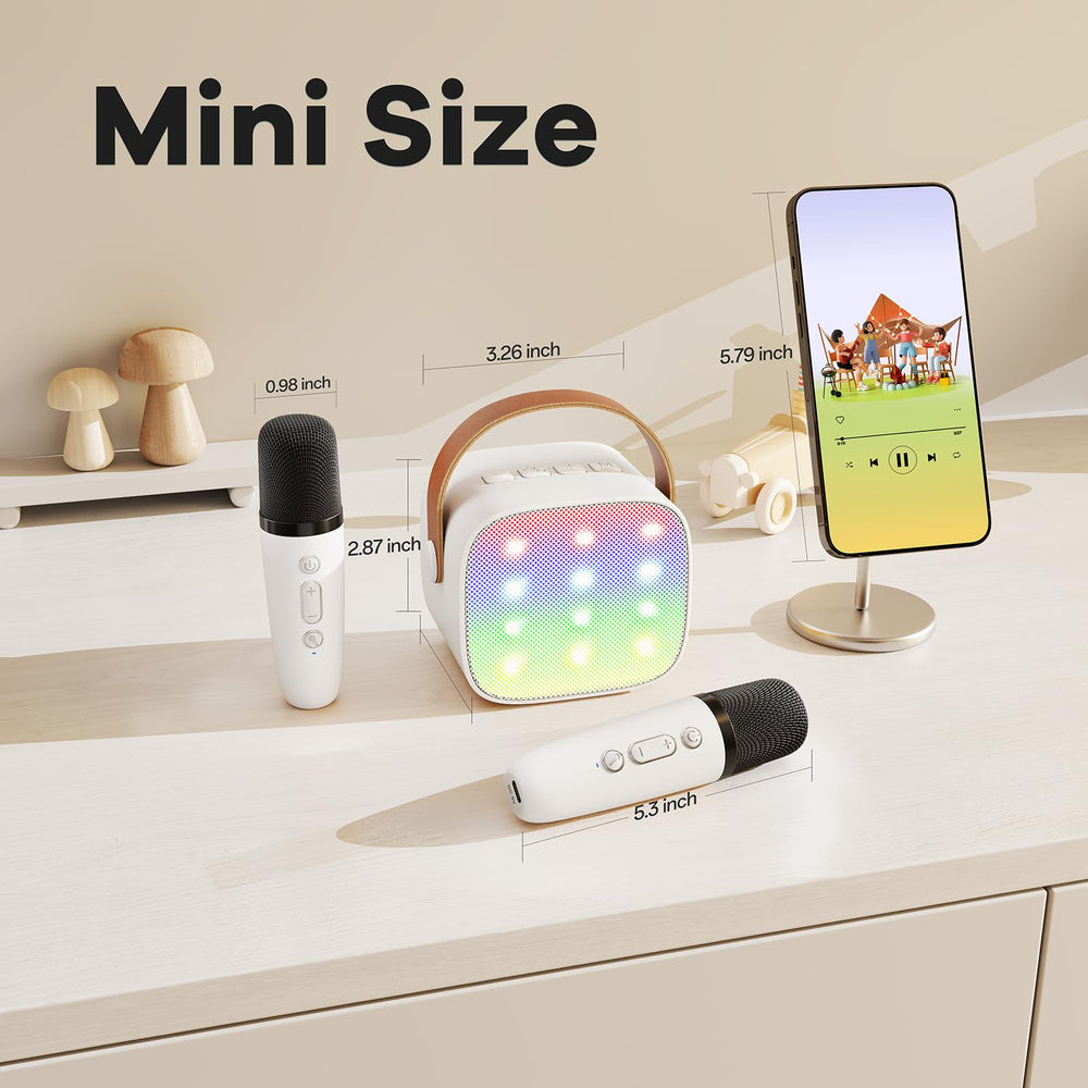 YLL Mini Karaoke Machine Bluetooth setup simplifies wireless streaming.