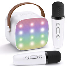 YLL Mini Karaoke Machine front view, compact and portable for spontaneous singing sessions.