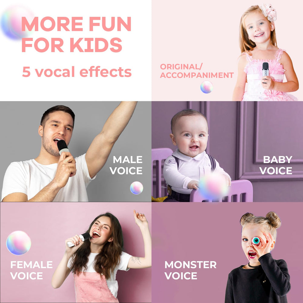 YLL Mini Karaoke Machine packaging showcases gift-ready, kid-friendly design.