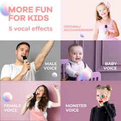 YLL Mini Karaoke Machine packaging showcases gift-ready, kid-friendly design.