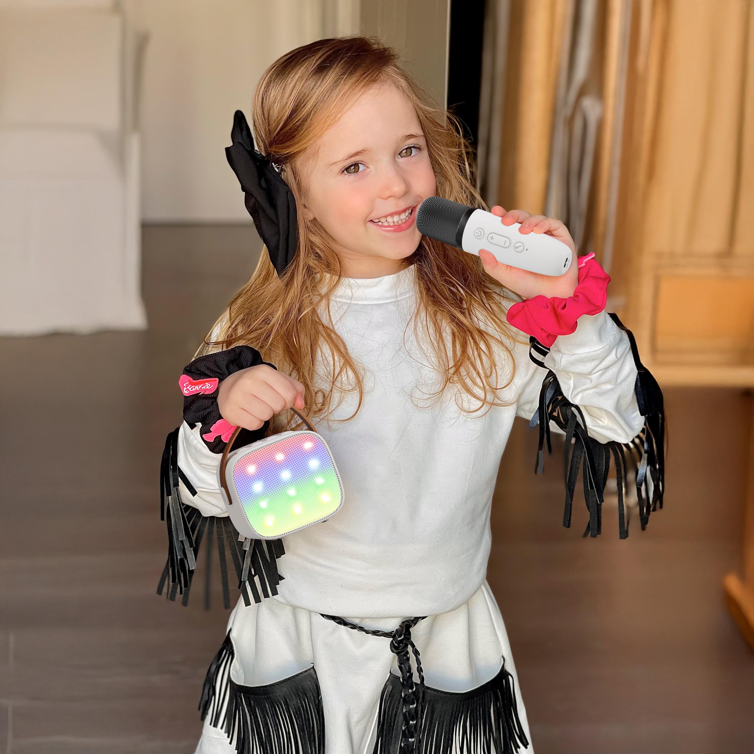 YLL Mini Karaoke Machine sound quality promises clear vocals and dynamic sound.
