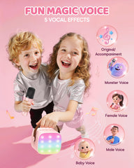 YLL supports simultaneous singing for three kids during playtime.