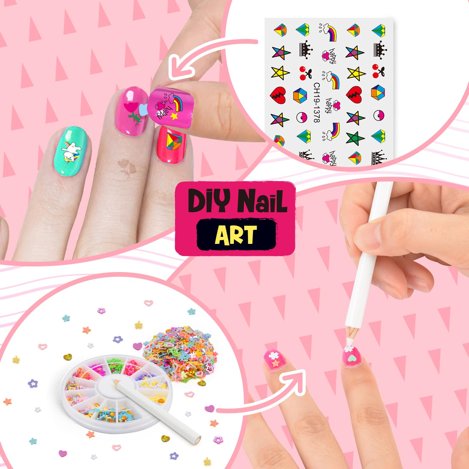Ylovetoys decorative confetti invites sparkling decorative nail sessions
