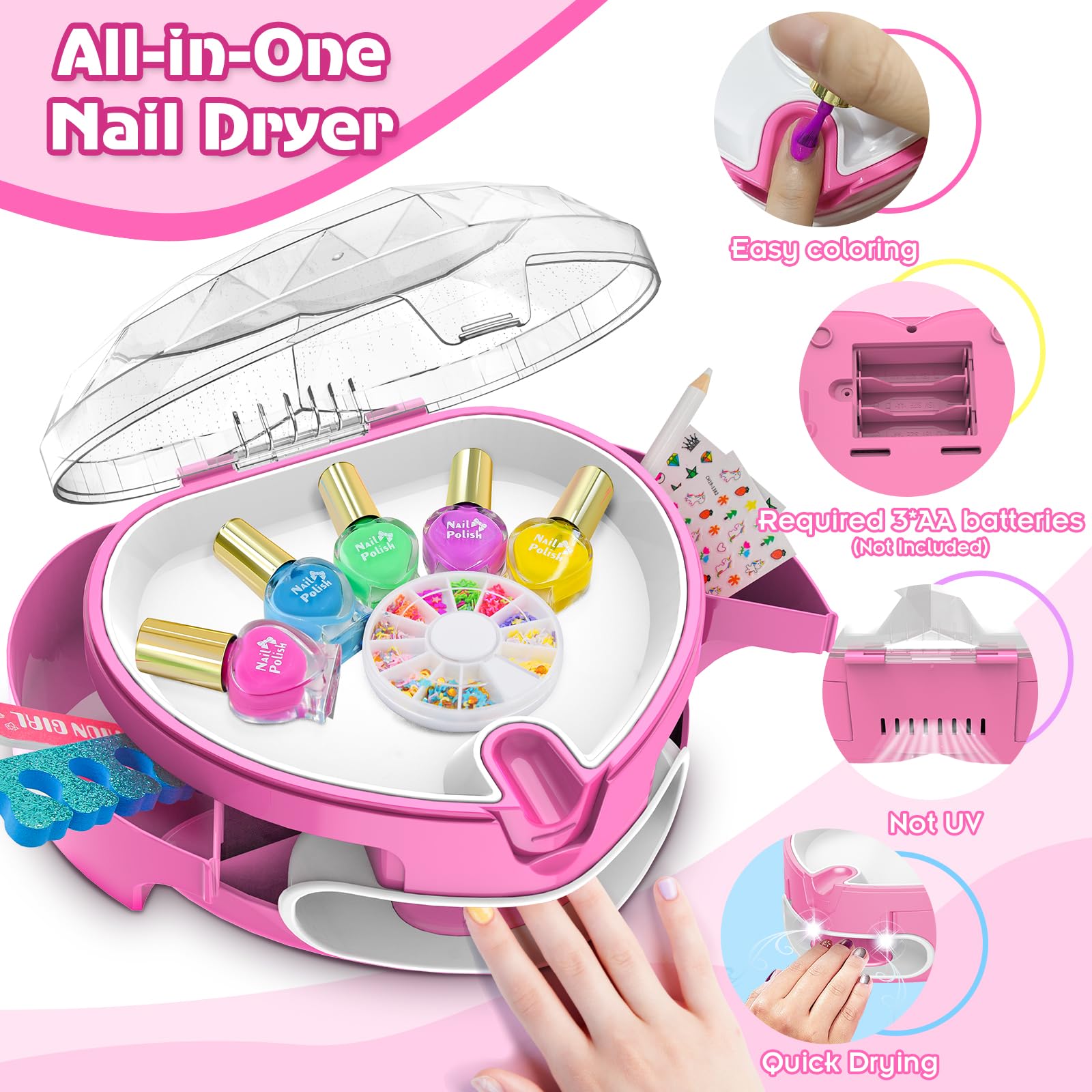 Ylovetoys DIY decorative confetti adds sparkle and personalization to manicures.
