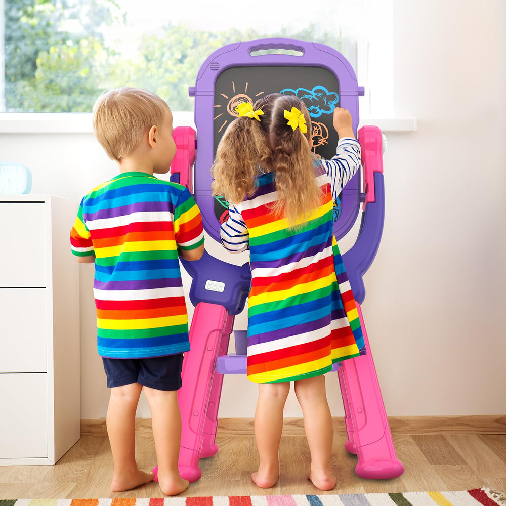 Ylovetoys double-sided board offers versatile creativity for kids