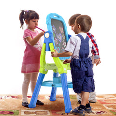 Ylovetoys magnetic chalkboard and whiteboard combo offers versatile media use