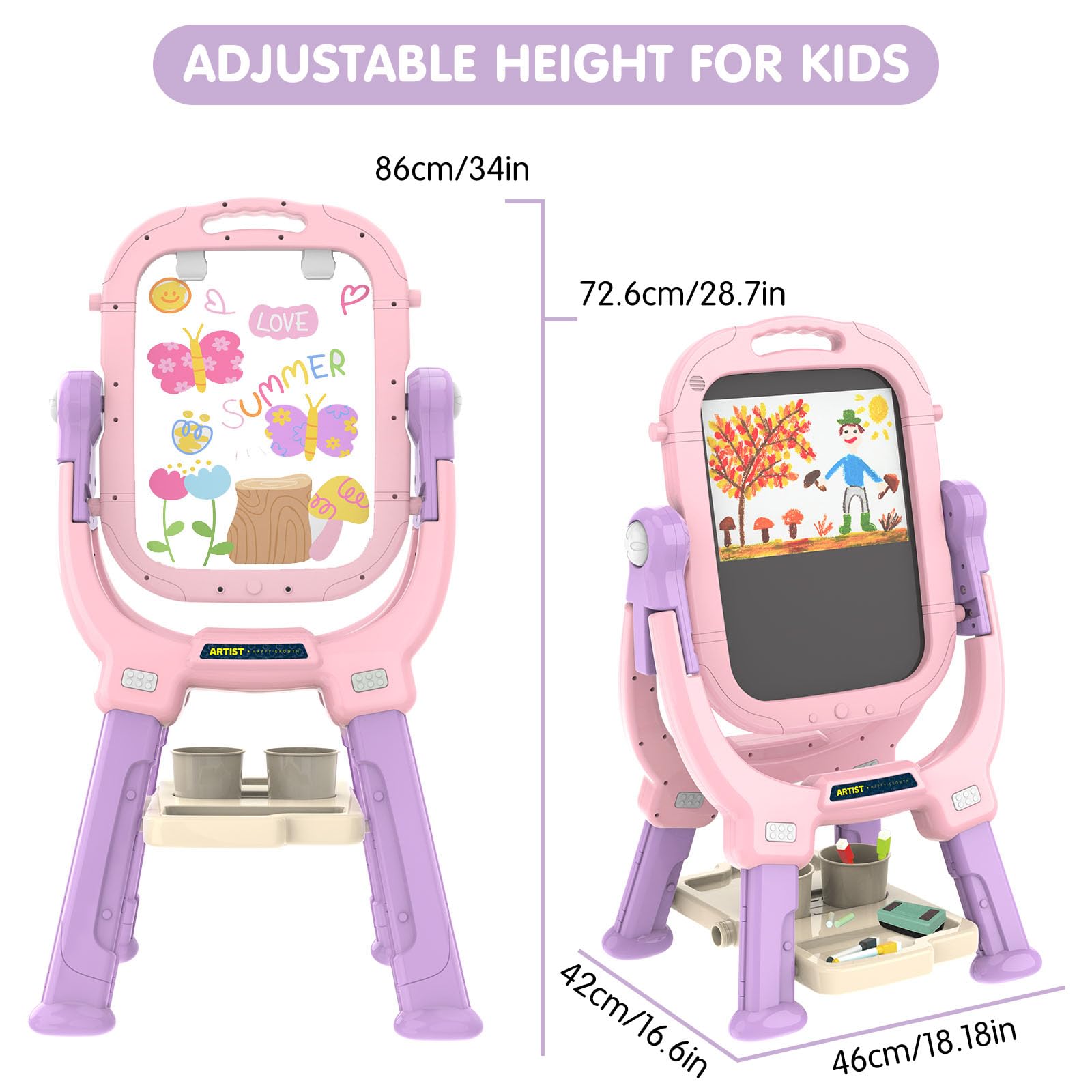 Outdoor-ready Ylovetoys Easel for parks and beaches