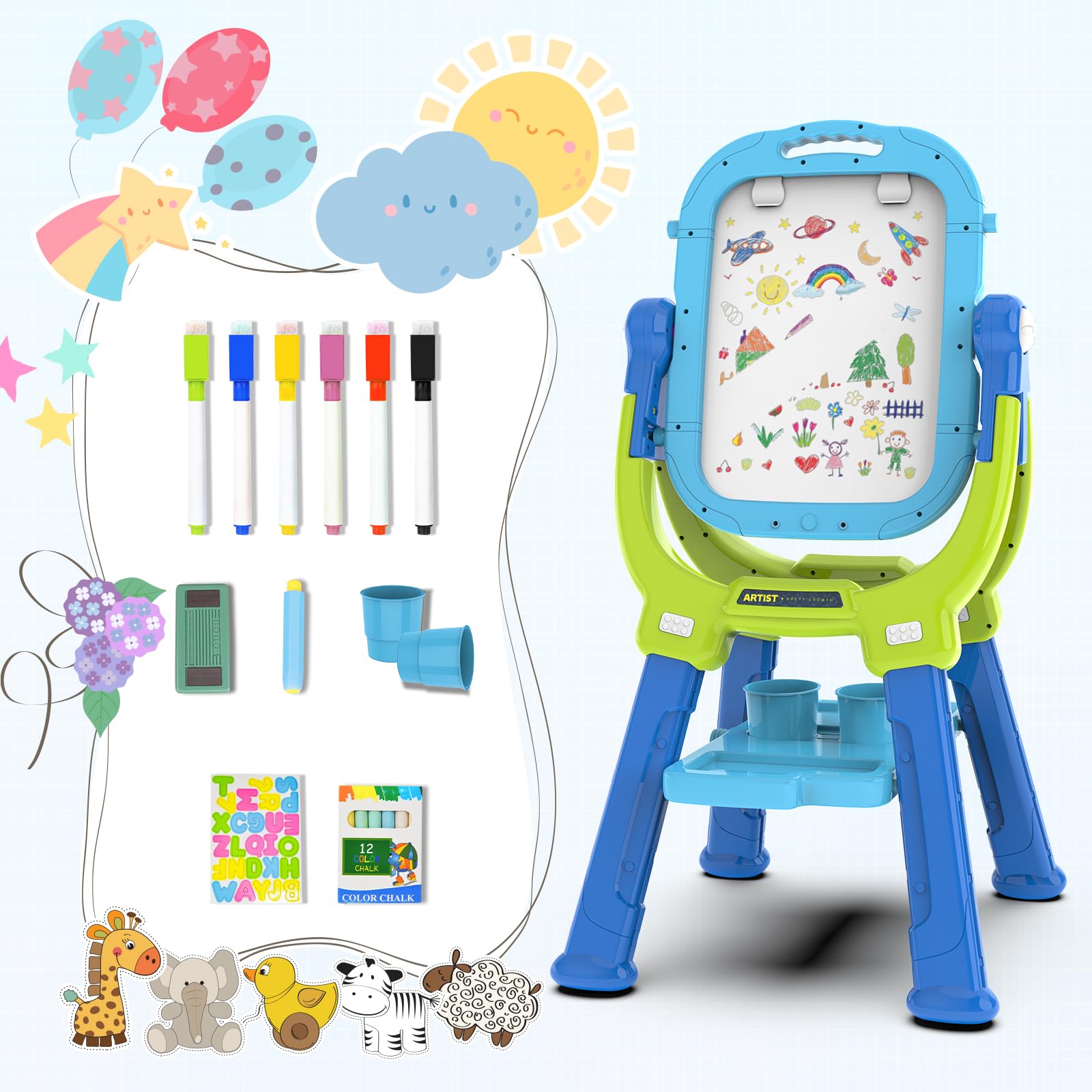 Lightweight and portable for indoor and outdoor art