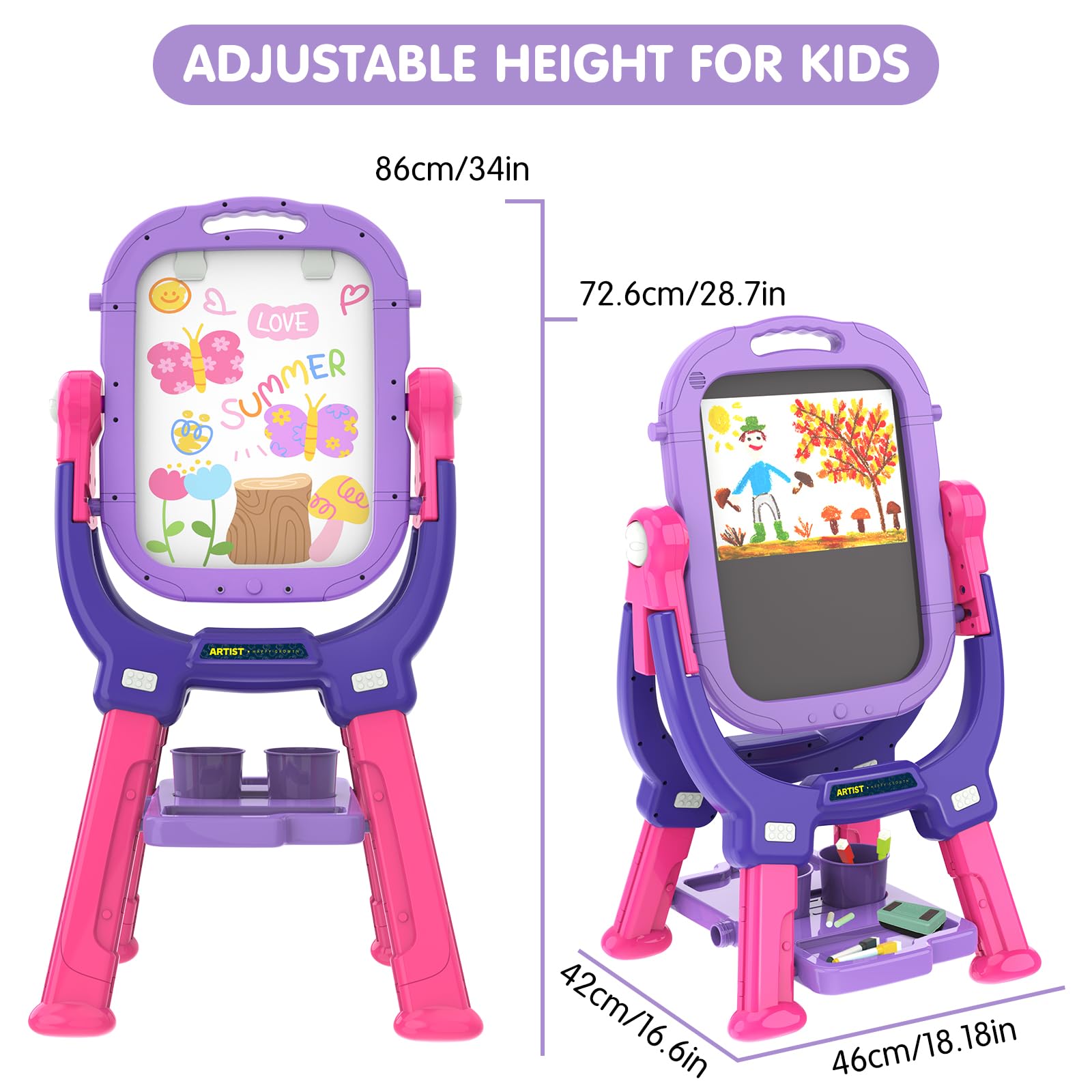 Ylovetoys safety-first PP material keeps little artists comfortable