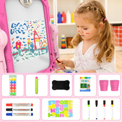 Ylovetoys included storage tray keeps markers and chalks organized during creative sessions.