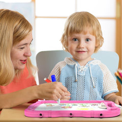 Ylovetoys alphabet magnets and buttons support playful literacy and learning activities.