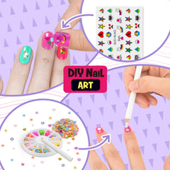 Ylovetoys nail stickers add sparkly details for tiny creators