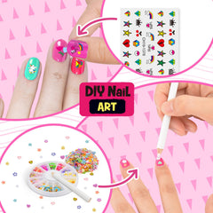 Ylovetoys non-toxic, water-based nail polish promotes easy cleanup and kid-friendly creativity.