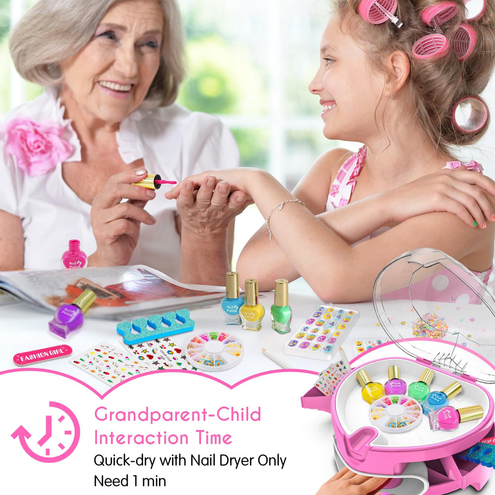 Ylovetoys playdate-ready spa party setup for social, creative nail styling.