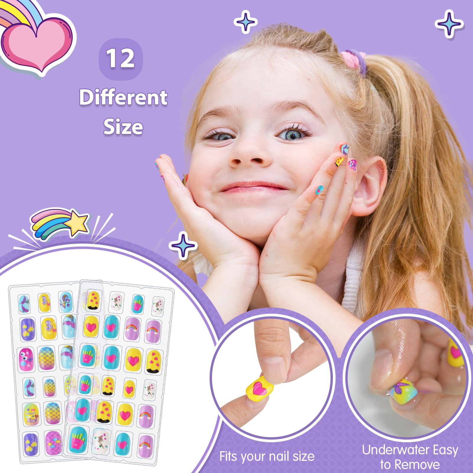 Ylovetoys press-on nails ready for quick fashion-forward manicures
