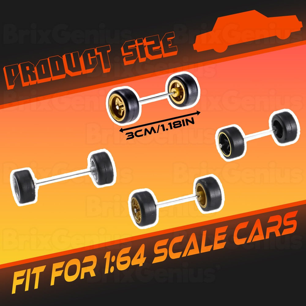 Ylutex 1/64 wheel fitment demo for quick swaps