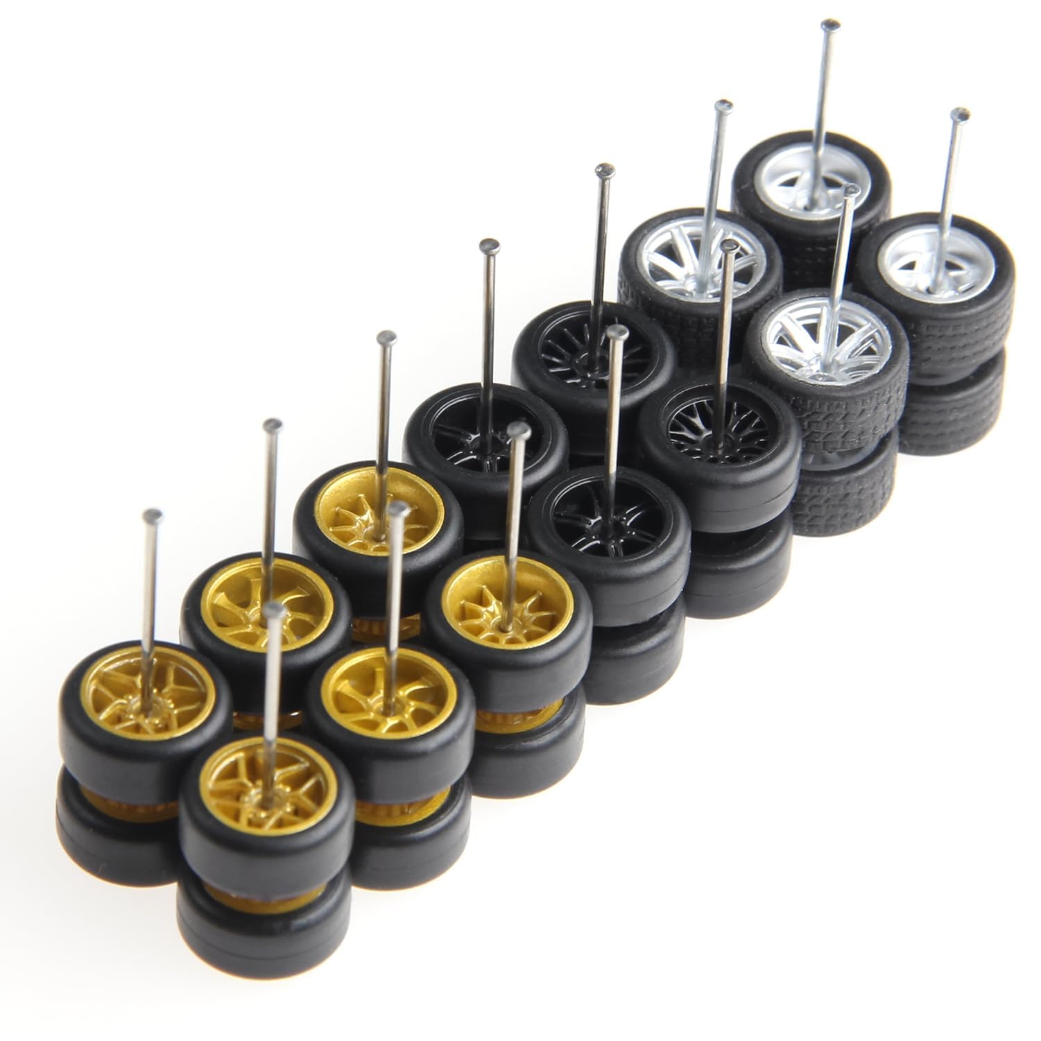 Ylutex 1/64 wheel rim detail highlighting intricate spoke design for realism