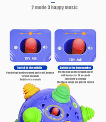YMDLY Toys Colorful rattle ball helps reach and grasp motor skills.