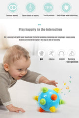 YMDLY Toys toddler music ball front view invites exploration and play.