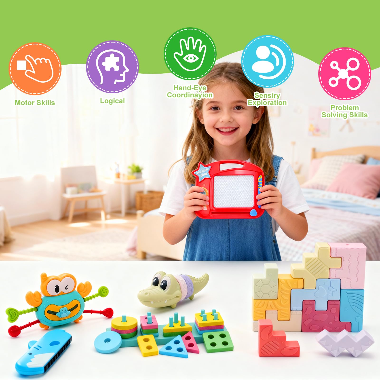 YMLGMAY drawing board invites scribbling and imaginative activity
