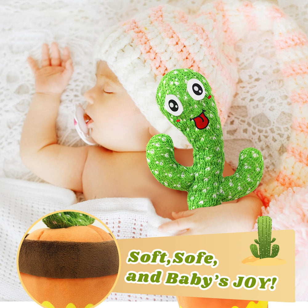 YMLTP soft plush dancing cactus toy ideal for cuddles