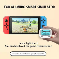 YMW Allmiibo Emulator three-button interface simplifies navigation during play.