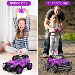 All-terrain tires enable indoor and outdoor fun on various surfaces