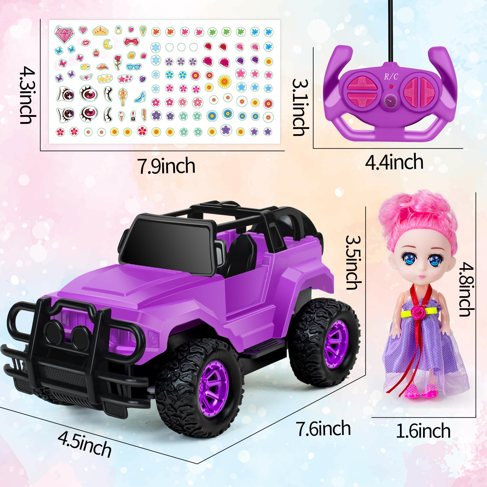 Perfect gift idea for birthdays or holidays featuring a kids' RC car