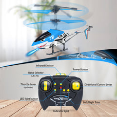 Ynanimery helicopter LED lights enabling night indoor flights