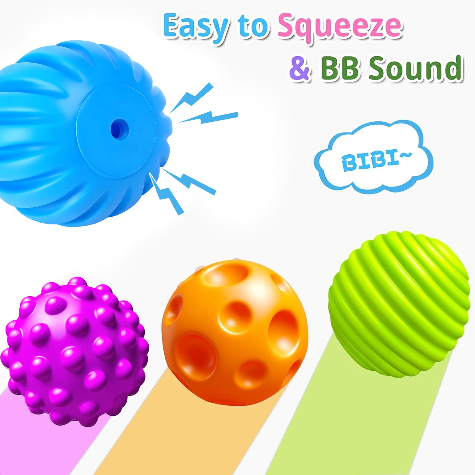 Ynanimery sensory balls make a thoughtful gift for babies and toddlers