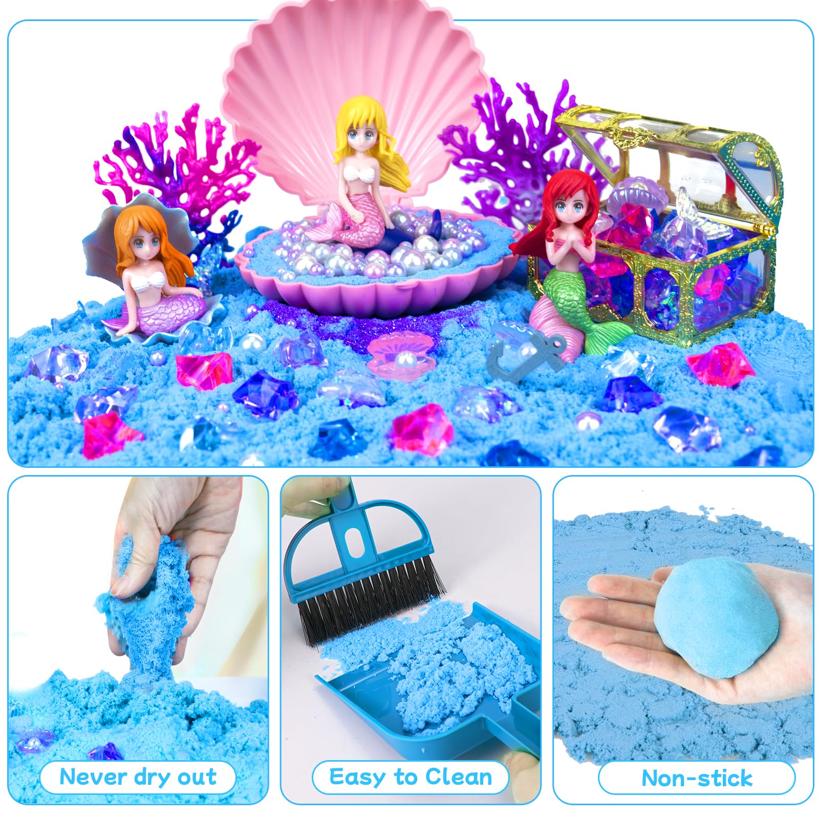 Ynanimery Sensory Bin with easy-carry storage for indoor outdoor play
