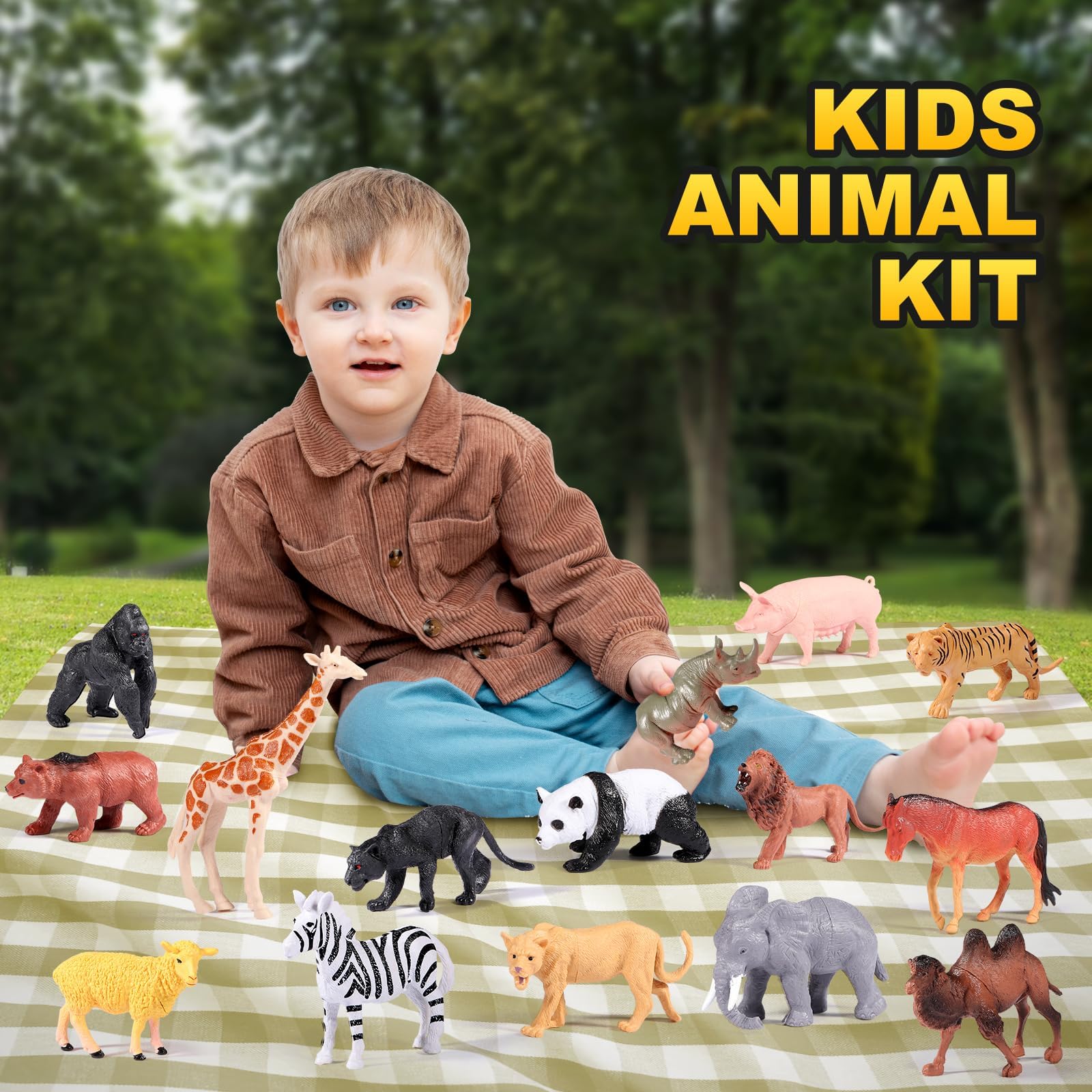 YNNMOMK Giraffe figurine enhances imaginative play and colorful dioramas.
