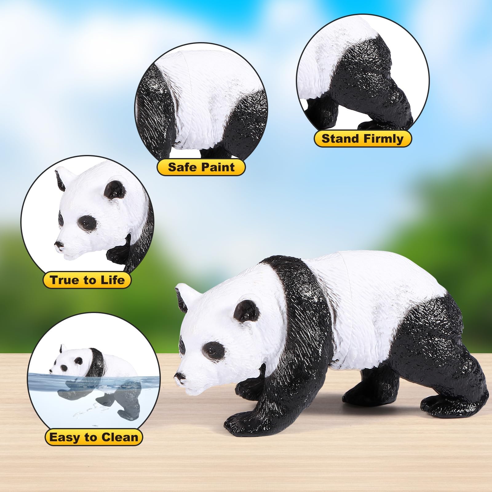YNNMOMK Lion figurine brings bold safari scenes to life.