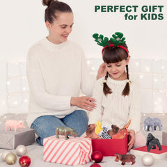 YNNMOMK Panda figurine adds gentle charm to toy sets.