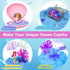 Ynybusi castle molds enable kids to sculpt fairy tale structures during play.