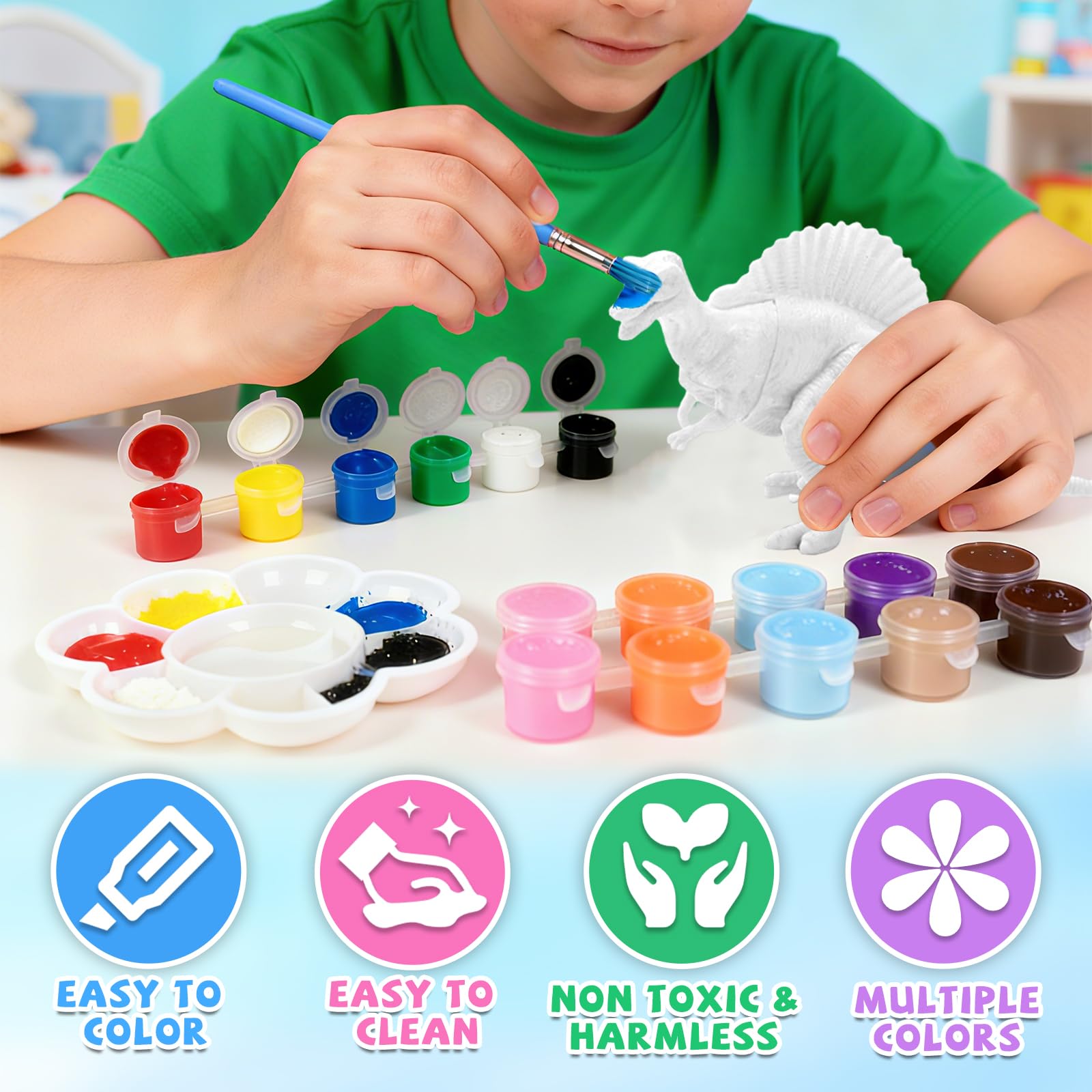 Ynybusi theme canvas provides a ready stage for a dinosaur world