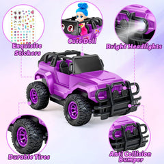 Rugged off-road tires provide grip on sand, grass, mud for Ynybusi RC trucks.