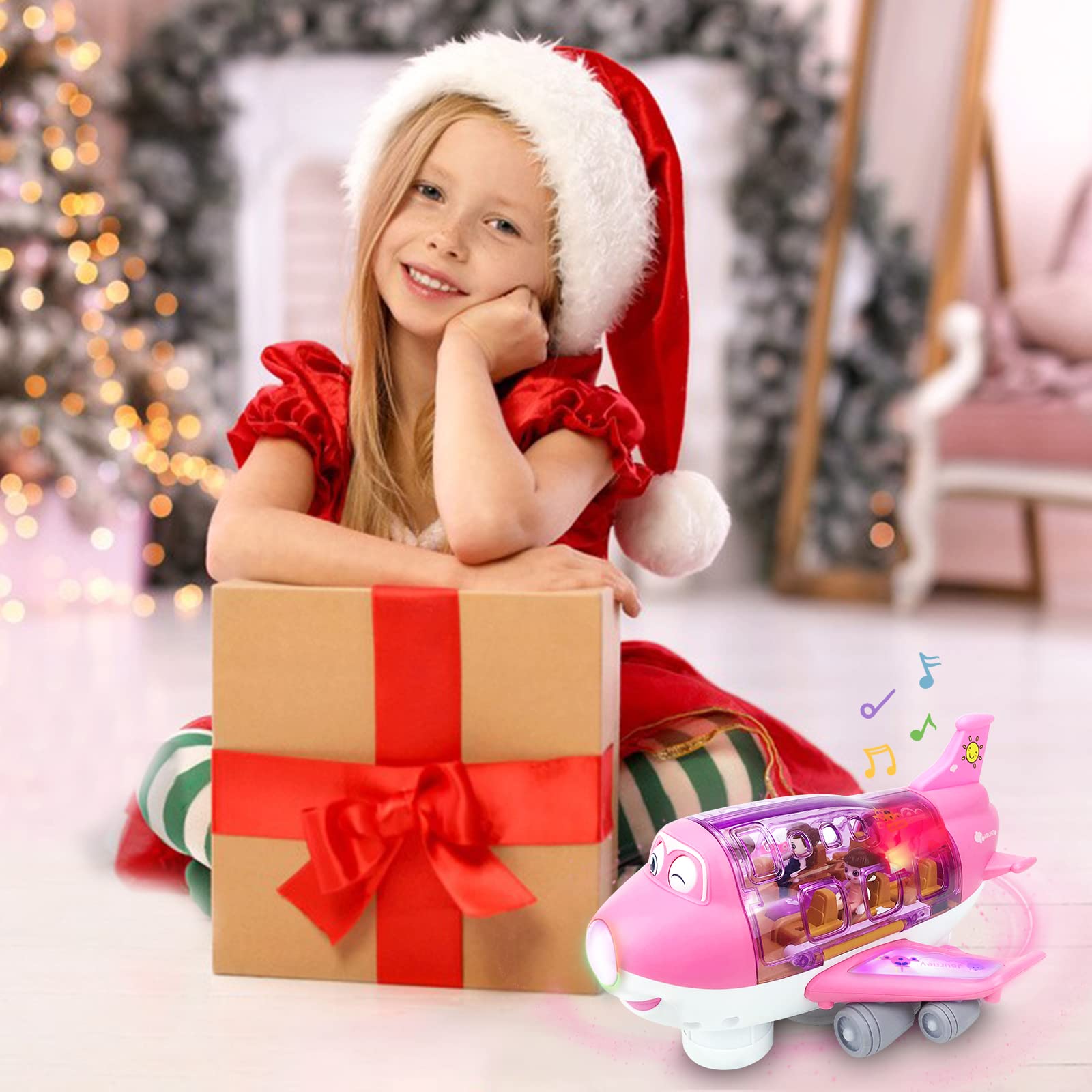 Ynybusi pink airplane toy in gift box ready for gifting