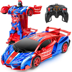 Ynybusi Spider RC Car front view shows durable ABS frame for lasting play