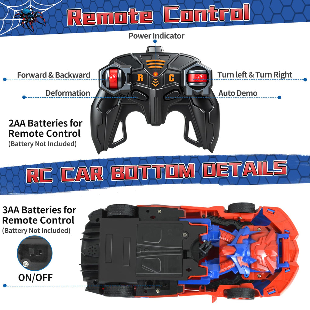 Ynybusi Spider RC Car LED lighting for bright night play