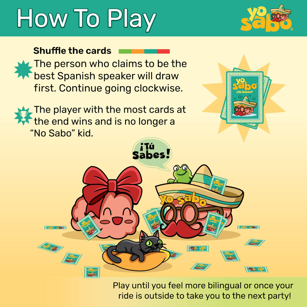 Yo Sabo Edition 1 family game-night setup shows inclusive, learning-friendly play