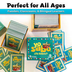 Yo Sabo prompts include English and Spanish for bilingual practice.