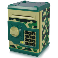 Yoego Kids Money Bank front view shows durable ABS construction for safe saving.