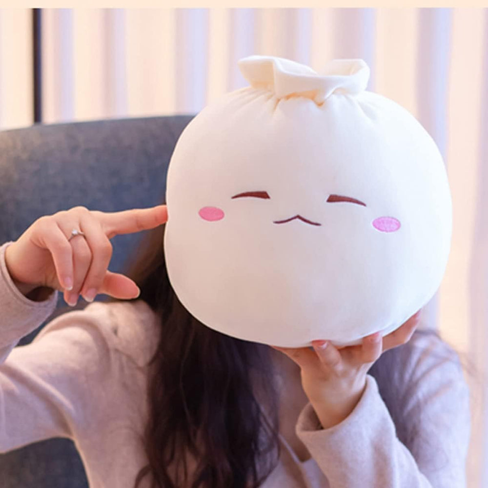 Yoholto Dumpling Plush Pillow, bright eyes, cheerful visuals for kids.