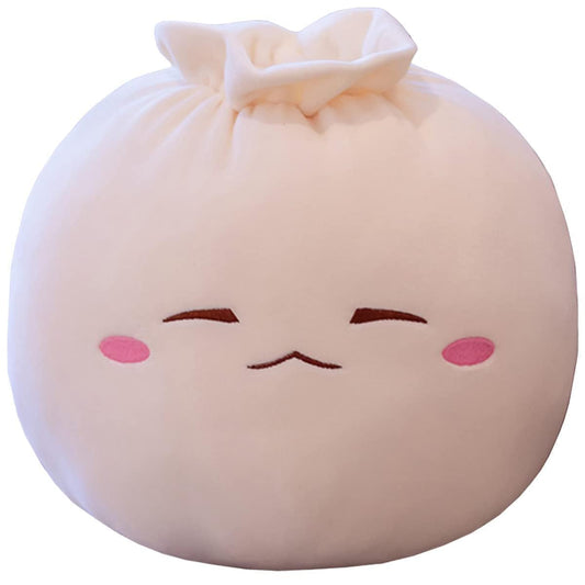 Yoholto Dumpling Plush Pillow front view for cozy decor and comfort
