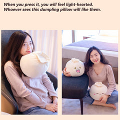 Yoholto Dumpling Plush Pillow, ideal home decor and gift option.