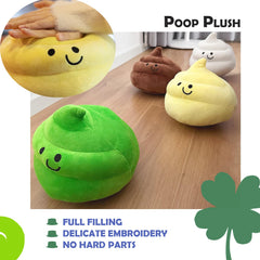 Yoholto Poop Plush Pillow yellow color adds playful pop